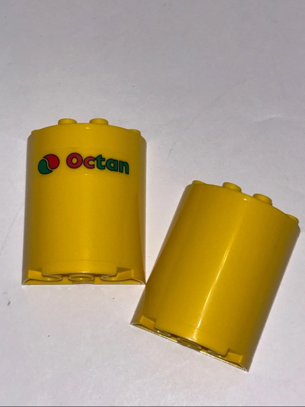 LEGO OCTAN BRICKS Lego Yellow Cylindrical Octan Bricks (2) - Picture 3 of 7